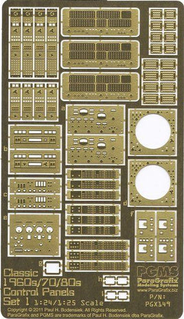 Paragrafix Classic 1960/70/80s Control Consoles, Set 1, 1/24/1/25 149