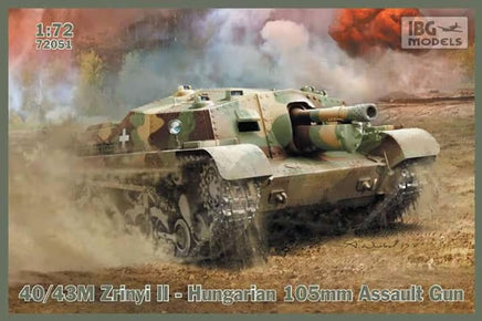 1/72 IBG Model 40/43M ZRINYI II Hungarian 105mm Assault Gun 72051
