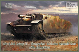 1/72 IBG Model 43M Zrinyi II Hungarian 105mm Assault Gun with Sideskirts 72052