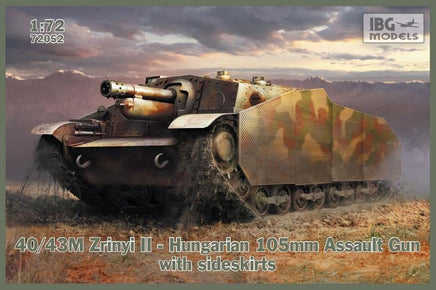 1/72 IBG Model 43M Zrinyi II Hungarian 105mm Assault Gun with Sideskirts 72052