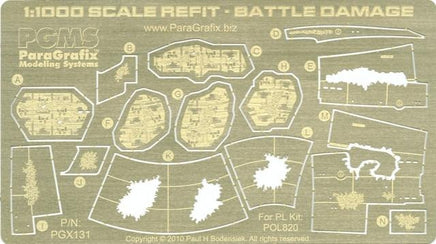 1/1000 Paragrafix Refit Enterprise - Photoetched Battle 131