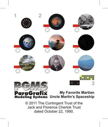 1/18 Paragrafix My Favorite Martian Spaceship Photo-Etch Set for PGH 154