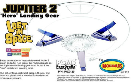 1/35 Paragrafix LIS/ Jupiter 2 Spaceship Landing Gear Lexan/Brass Metal Set for MOE 120