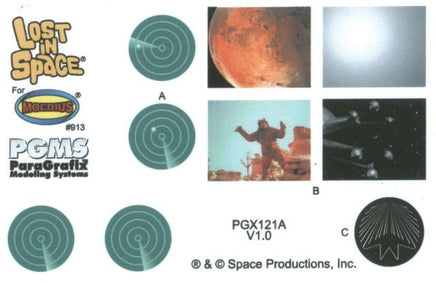 1/35 Paragrafix LIS/ Jupiter 2 Spaceship Photo-Etch/Decal Set for MOE 121