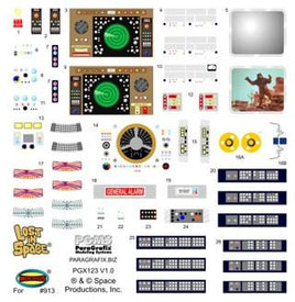 1/35 Paragrafix LIS/ Jupiter 2 Spaceship Stock Interior Decal Set for MOE 122