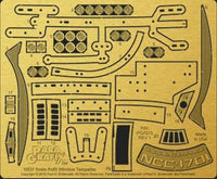 1/537 Paragrafix Enterprise Refit Window Templates Photo-Etch Set for AMT 213