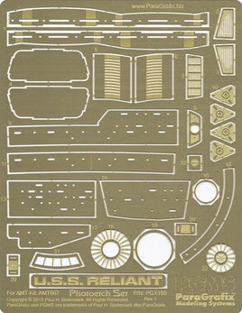 1/537 Paragrafix USS Reliant Photo-Etch Set for AMT 159