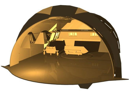 1/650 Paragrafix USS Enterprise Shuttlecraft Photo-Etch Hanger for AMT 108