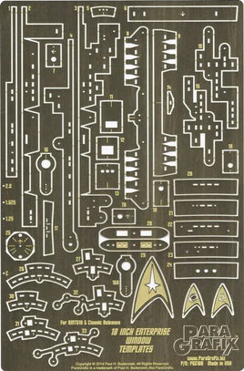 1/650 Paragrafix 18 inch Enterprise Window Templates 188