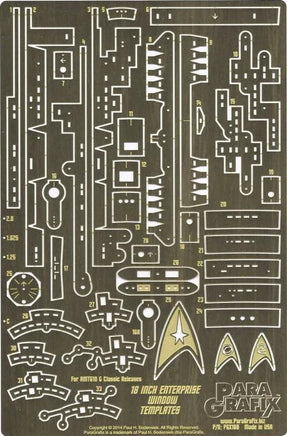 1/650 Paragrafix 18 inch Enterprise Window Templates 188
