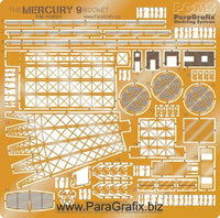 1/350 Paragrafix Mercury 9 Rocket Photoetch Set 151