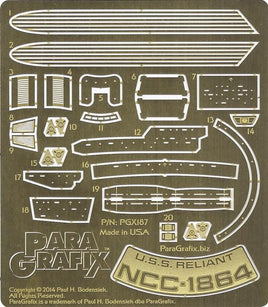 1/1000 Paragrafix Reliant Photoetch Set 187
