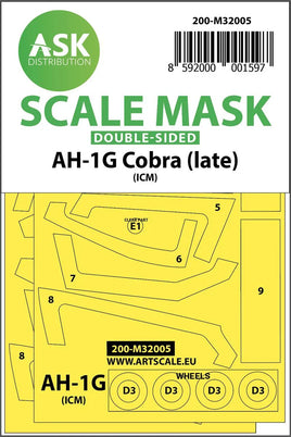 1/32 Art Scale AH-1G Cobra (Late) Double-Sided for ICM / Special Hobby 32005