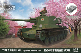 1/72 IBG Model Type 3 ChiNu Kai Japanese Medium Tank 72058
