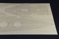 1/200 Artwox HMS Hood Wood Deck & Mask Set (for Trumpeter ) AM30003A