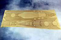 1/200 Artwox HMS Rodney Wood Deck 30008