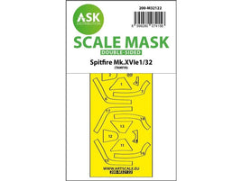 1/32 Art Scale Spitfire Mk.XVIe Double-Sided Express Fit Mask for Tamiya 32122