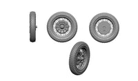 1/35 Art Scale BMW R75 - Wheels and Cylinders Detail Set Recommended for GWH 35001