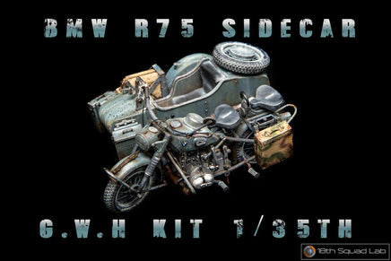 1/35 Art Scale BMW R75 - Wheels and Cylinders Detail Set Recommended for GWH 35001