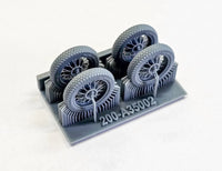 1/35 Art Scale Zundap KS 750 - Wheels and Engine Cylinders Detail Set Recommended for GWH 35002