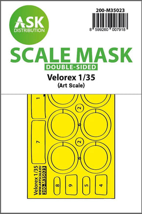 1/35 Art Scale Velorex Double-Sided Express Fit Mask for Art Scale Kit 35023