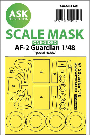 1/48 Art Scale AF-2 Guardian One-Sided Fit Express Mask for Special Hobby 48163