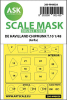1/48 Art Scale De Havilland Chipmunk T.10 Double-Sided Painting Mask for Airfix 48028