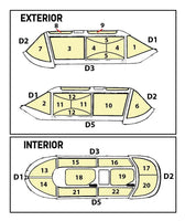 1/48 Art Scale De Havilland Chipmunk T.10 Double-Sided Painting Mask for Airfix 48028
