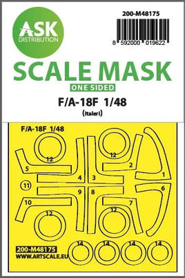 1/48 Art Scale F/A-18F One-Sided Express Fit Mask for Italeri 48175