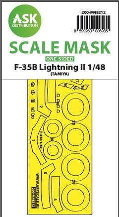 1/48 Art Scale F-35B Lightning II One-Sided Express Fit Mask for Tamiya 48212