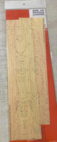 1/350 Artwox DKM Bismarck Wood Deck 10007