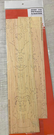 1/350 Artwox DKM Bismarck Wood Deck 10007