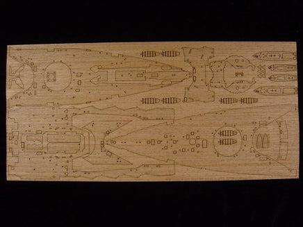 1/350 Artwox IJN Mutsu Wood Deck 10024
