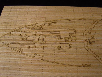 1/350 Artwox HMS WARSPITE Wood Deck 10031