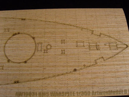 1/350 Artwox HMS WARSPITE Wood Deck 10031