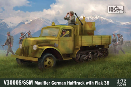 1/72 IBG Model V3000S/SS M Maultier with Flak 38 72075