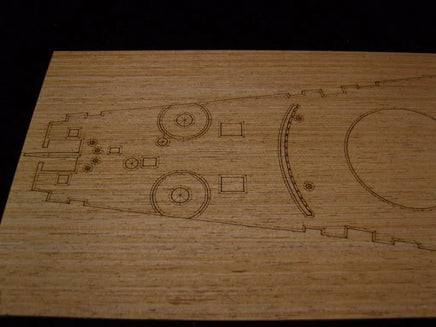 1/350 Artwox USS NEW JERSEY BB-62 Wood Deck 10036