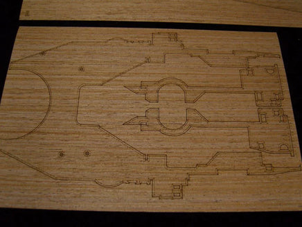 1/350 Artwox USS NEW JERSEY BB-62 Wood Deck 10036