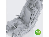 1/48 Art Scale M.B.Type 9B Mk.3 Ejection Seat- with Seat Belts (Rec. for Jaguar GR.1/GR.1A  Airfix) ASK 3D 48058