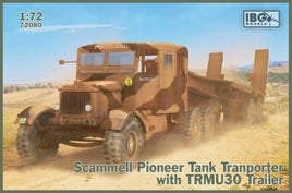 1/72 IBG Model Scammell Pioneer Tank Transporter With Trmu30 Trailer 72080