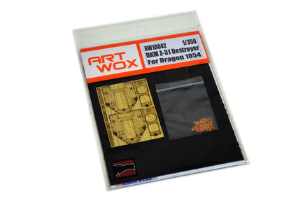 1/350 Artwox DKM Z-31 Destroyer Wood Deck 10042