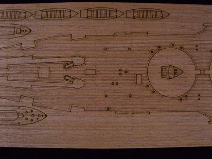 1/350 Artwox IJN Carrier Battleship Ise Wood Deck 10052