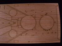1/350 Artwox IJN Carrier Battleship Ise Wood Deck 10052