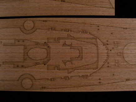 1/350 Artwox DKM Bismack Wooden Deck (tam) 10056
