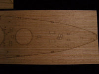 1/350 Artwox DKM Bismack Wooden Deck (tam) 10056