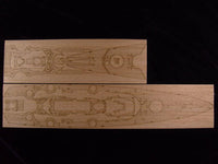 1/350 Artwox DKM Tirpitz Wooden Deck (tam) 10057