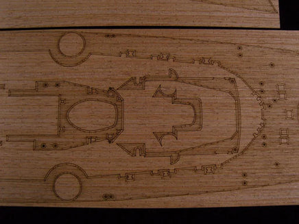 1/350 Artwox DKM Tirpitz Wooden Deck (tam) 10057