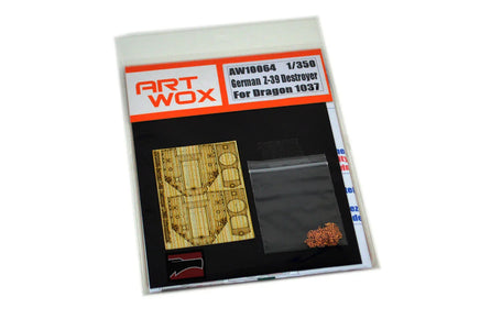 1/350 Artwox German Z-39 Destroyer Wood Deck 10064