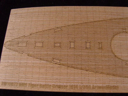 1/350 Artwox HMS Tiger Battle Cruiser 1914 Wood Deck 10073