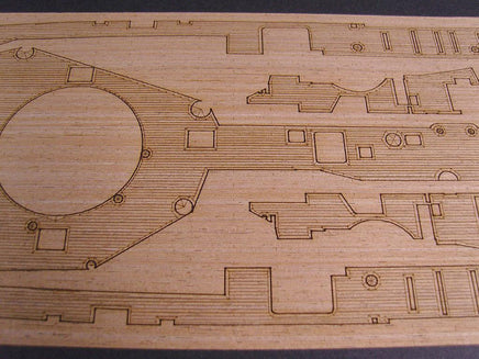 1/350 Artwox USS New Jersey BB-62 Wooden Deck 10079